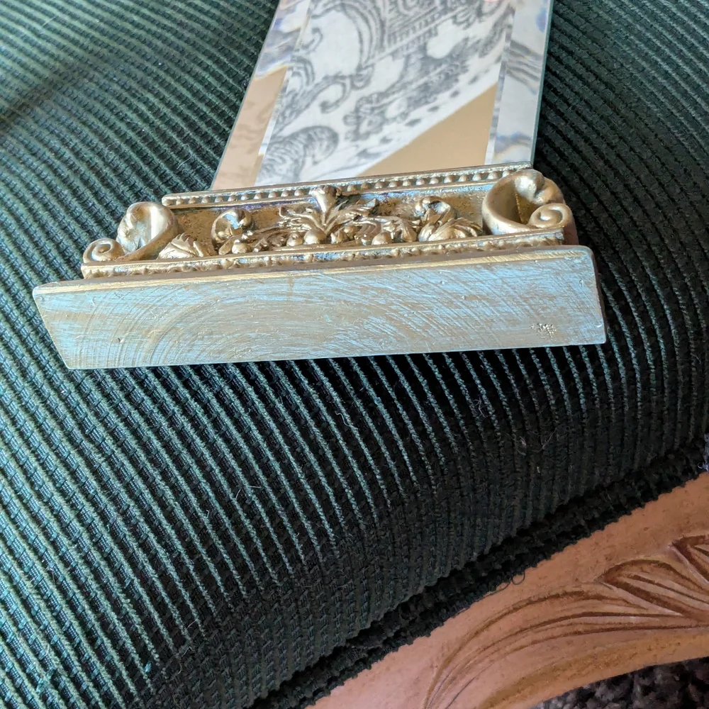 Vintage-Inspired Gold Wall Mirror